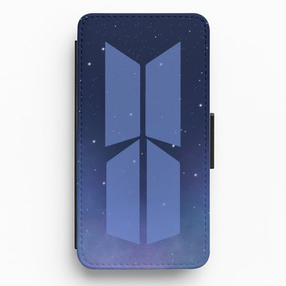 BTS Blue Night - K Pop Flip / Wallet Phone Case