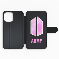 BTS Army Pink - K Pop Flip Phone Case