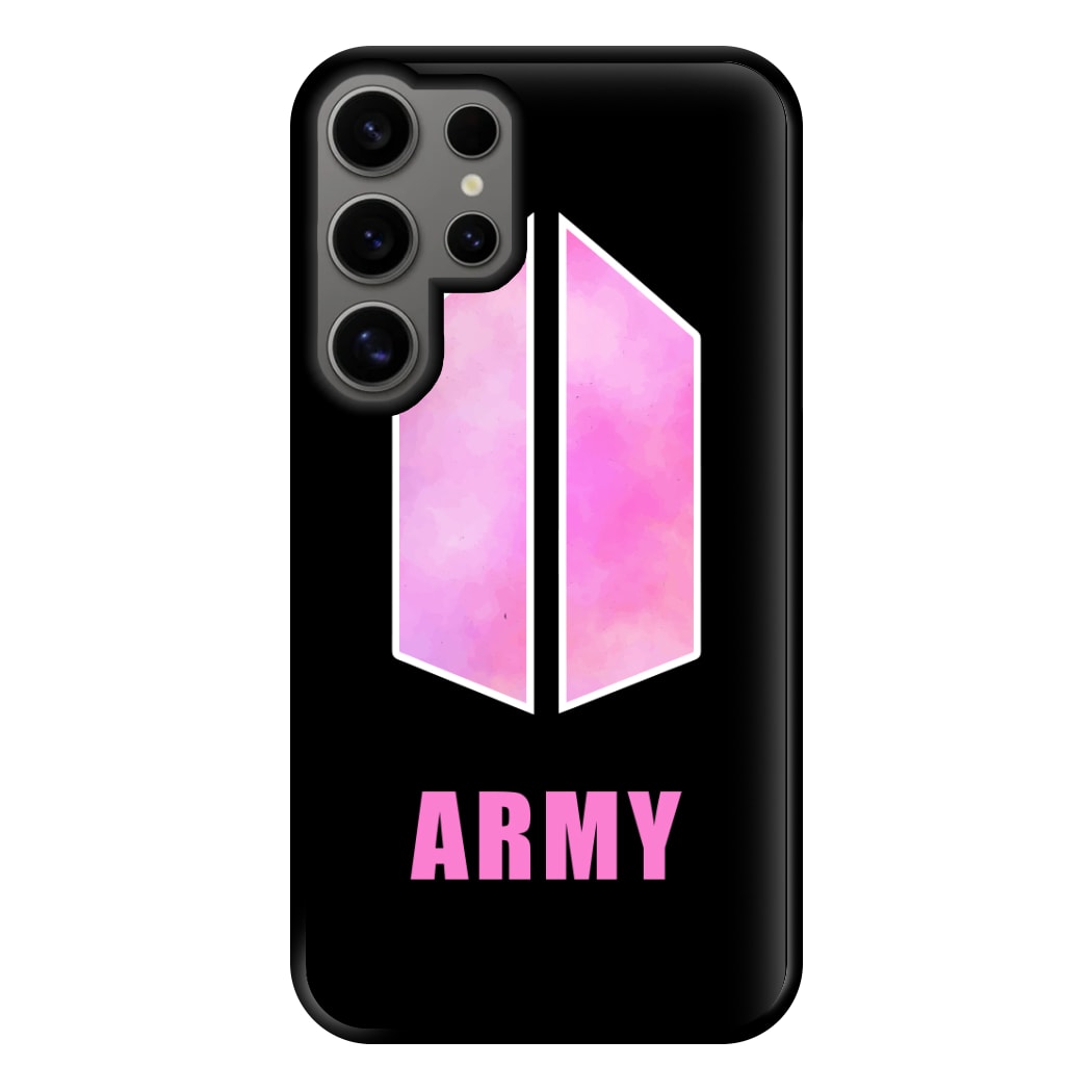 BTS Army Pink - K Pop Phone Case for Galaxy S24 Ultra