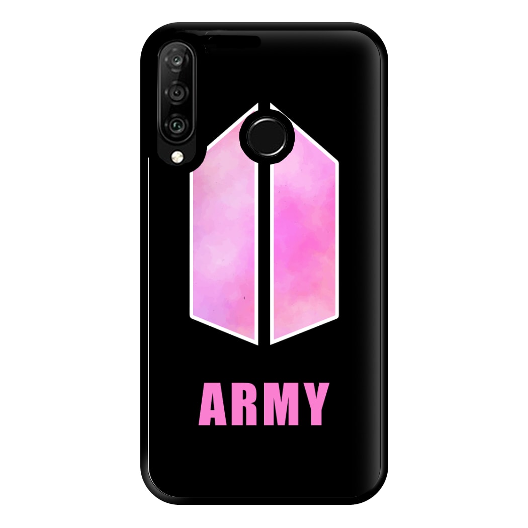 BTS Army Pink - K Pop Phone Case for Huawei P30 Lite