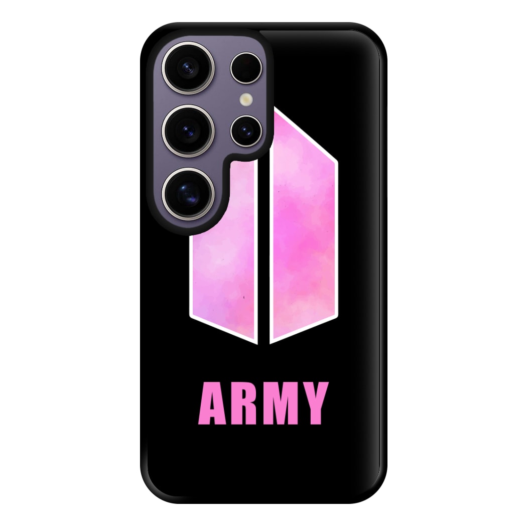 BTS Army Pink - K Pop Phone Case for Galaxy S25 Ultra