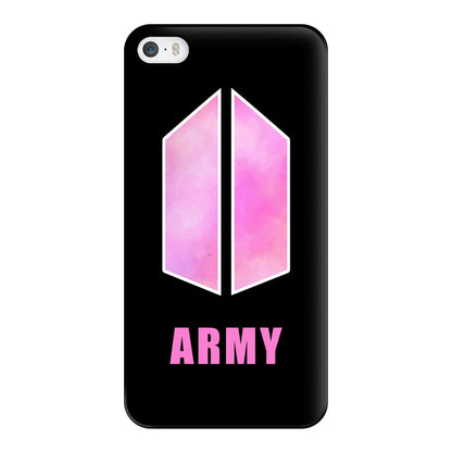 BTS Army Pink - K Pop Phone Case for iPhone 5 / 5s / SE 2016