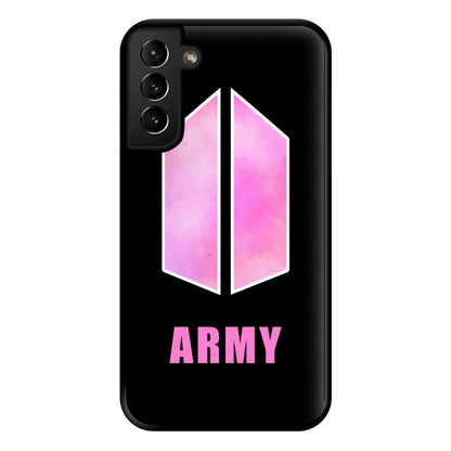 BTS Army Pink - K Pop Phone Case for Galaxy S21 Plus