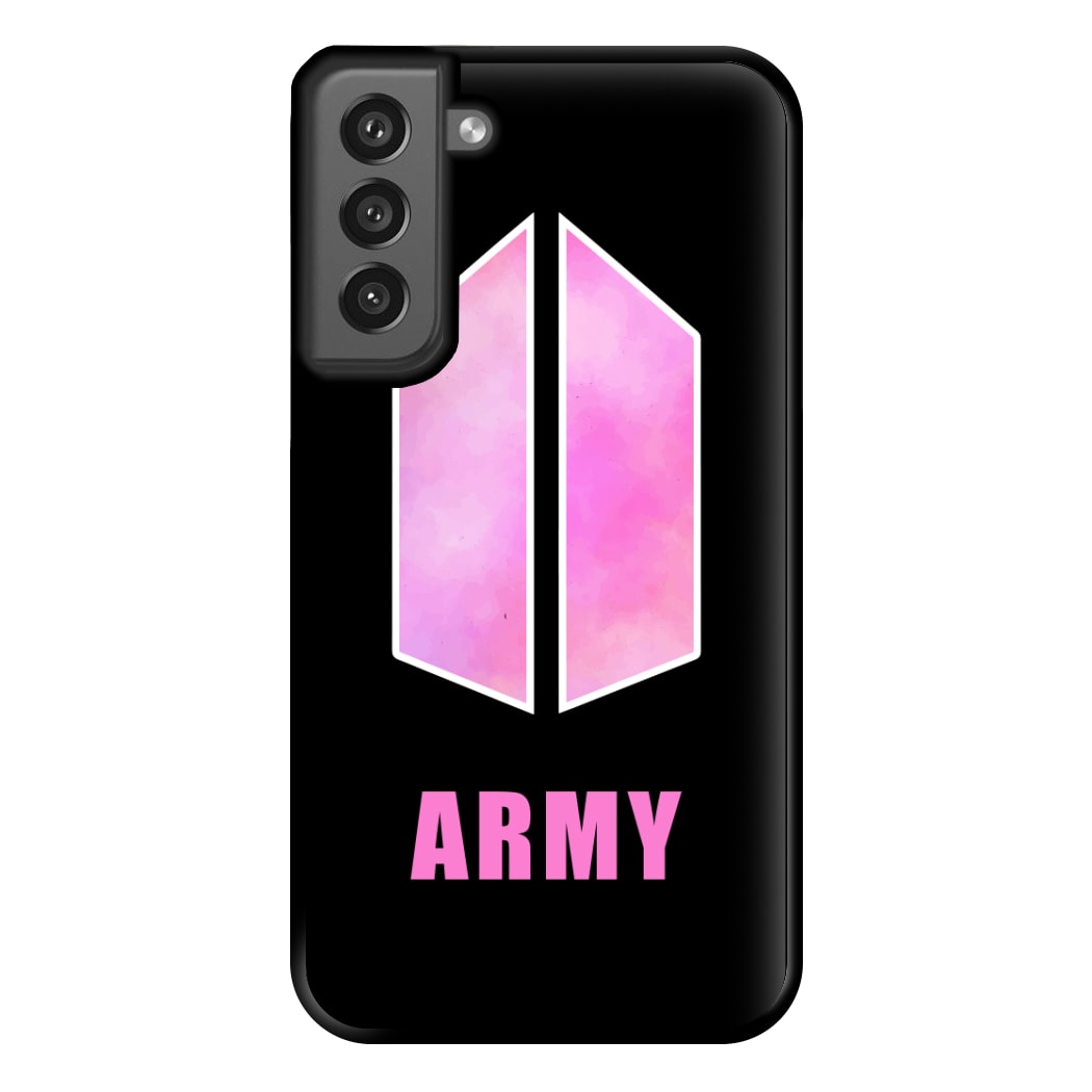 BTS Army Pink - K Pop Phone Case for Galaxy S21FE