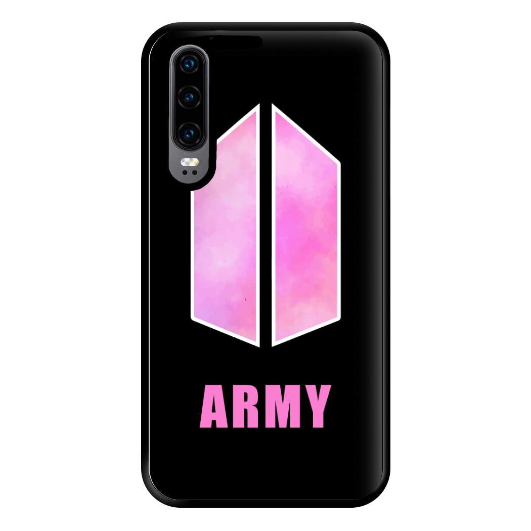 BTS Army Pink - K Pop Phone Case for Huawei P30