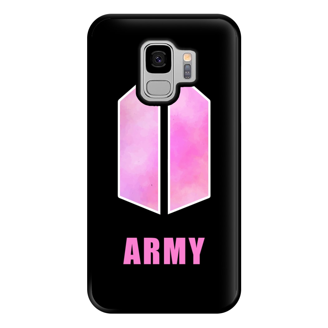 BTS Army Pink - K Pop Phone Case for Galaxy S9 Plus