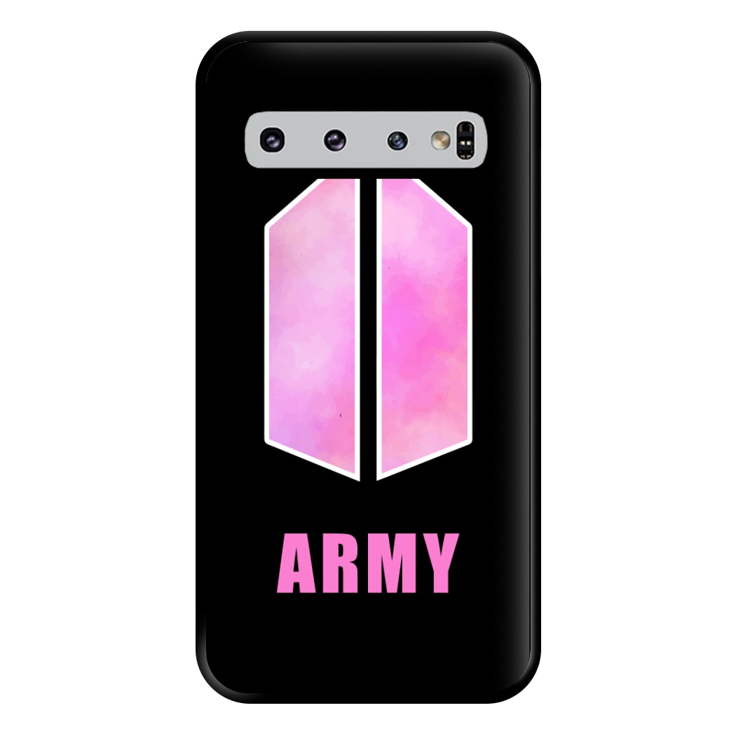 BTS Army Pink - K Pop Phone Case for Galaxy S10 Plus