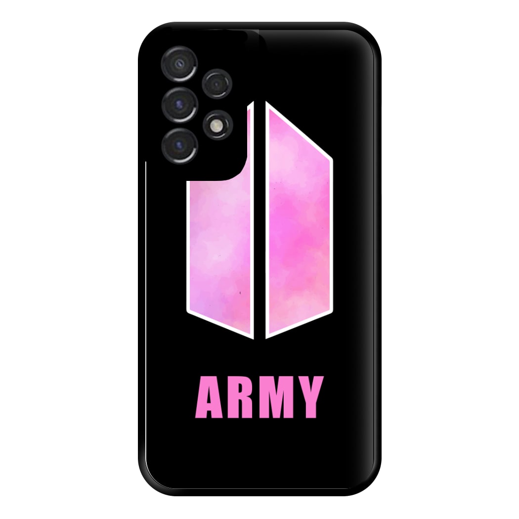 BTS Army Pink - K Pop Phone Case for Galaxy A53