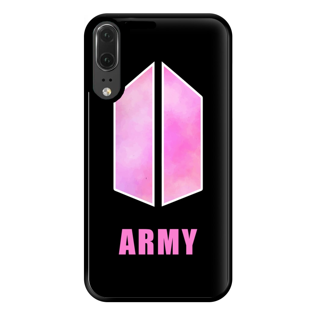 BTS Army Pink - K Pop Phone Case for Huawei P20