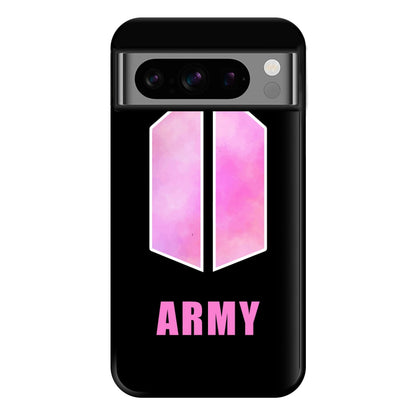 BTS Army Pink - K Pop Phone Case for Google Pixel 8 Pro