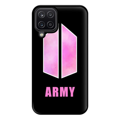 BTS Army Pink - K Pop Phone Case for Galaxy A12