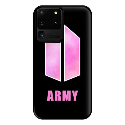 BTS Army Pink - K Pop Phone Case for Galaxy S20 Ultra