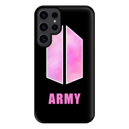 BTS Army Pink - K Pop Phone Case for Galaxy S23 Ultra