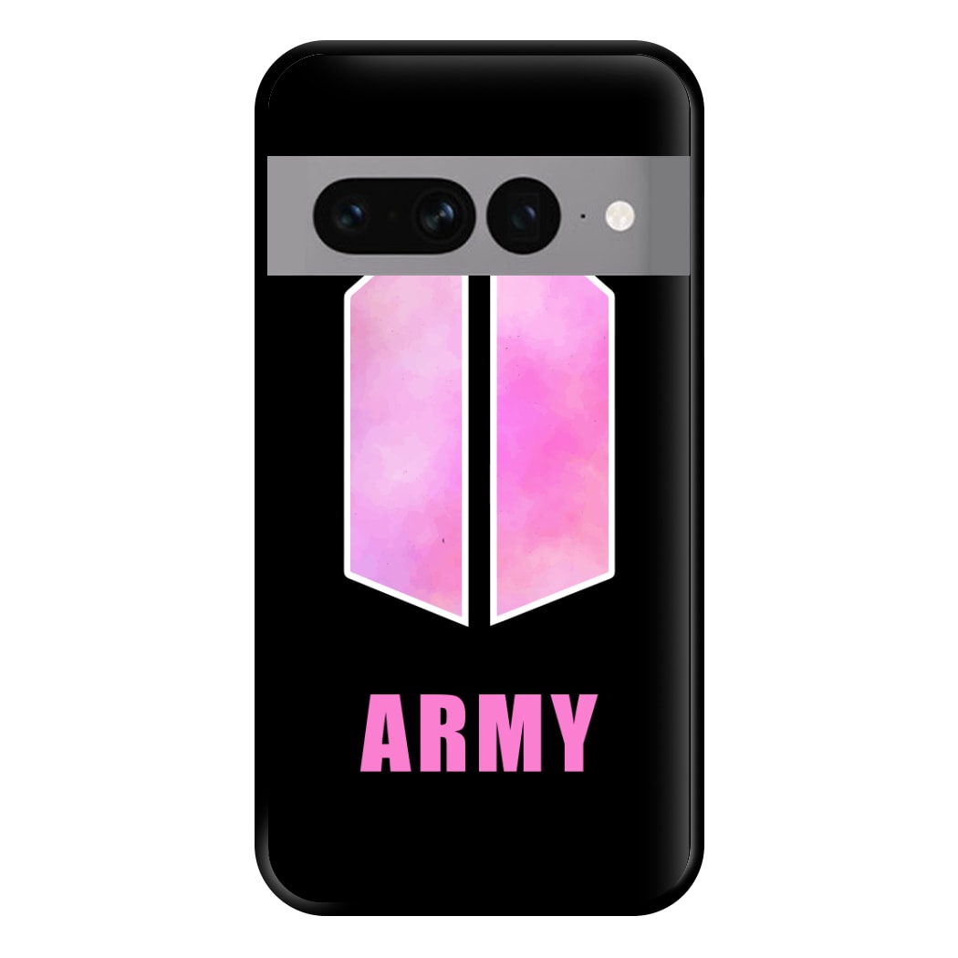 BTS Army Pink - K Pop Phone Case for Google Pixel 7 Pro