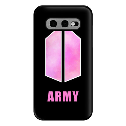 BTS Army Pink - K Pop Phone Case for Galaxy S10e