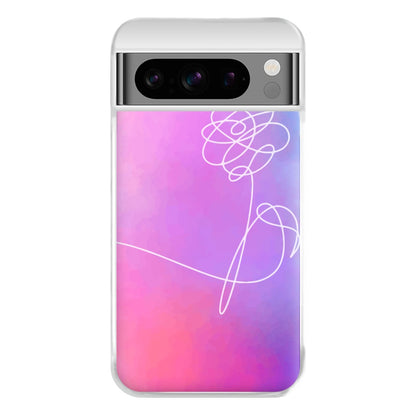 BTS Flower Pattern - K Pop Phone Case for Google Pixel 8 Pro