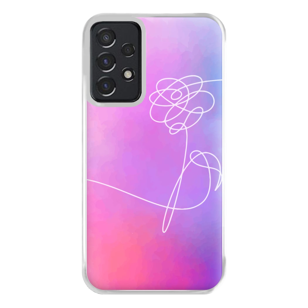 BTS Flower Pattern - K Pop Phone Case for Galaxy A52 / A52s