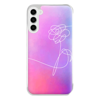 BTS Flower Pattern - K Pop Phone Case for Galaxy S23FE