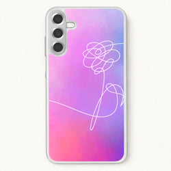BTS Flower Pattern - K Pop Phone Case for Galaxy A37