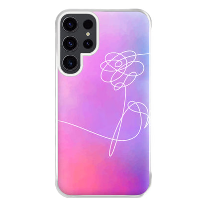 BTS Flower Pattern - K Pop Phone Case for Galaxy S23 Ultra