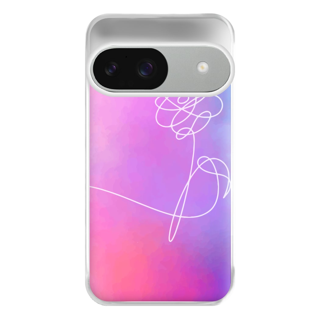 BTS Flower Pattern - K Pop Phone Case for Google Pixel 9 / 9 Pro