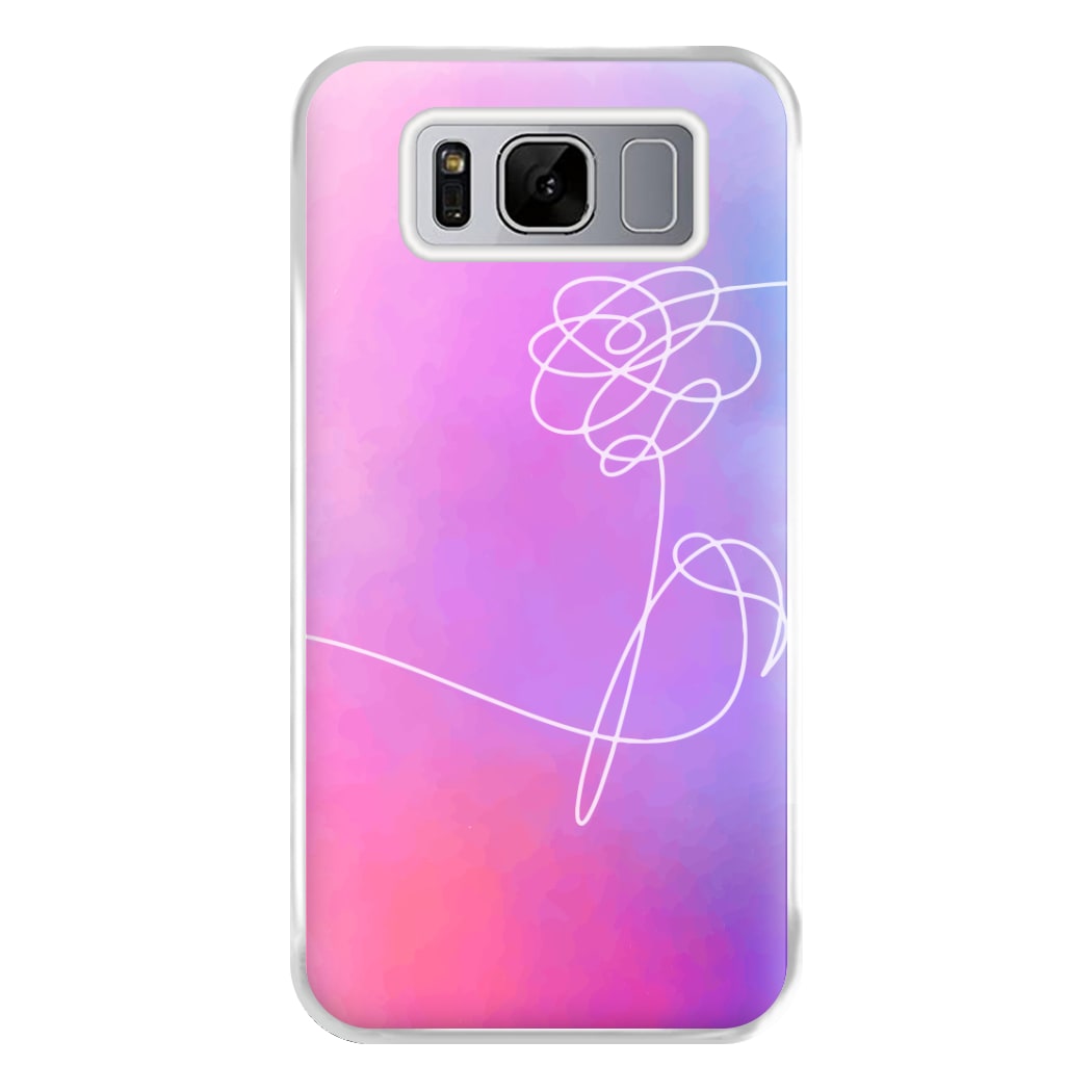 BTS Flower Pattern - K Pop Phone Case for Galaxy S8 Plus