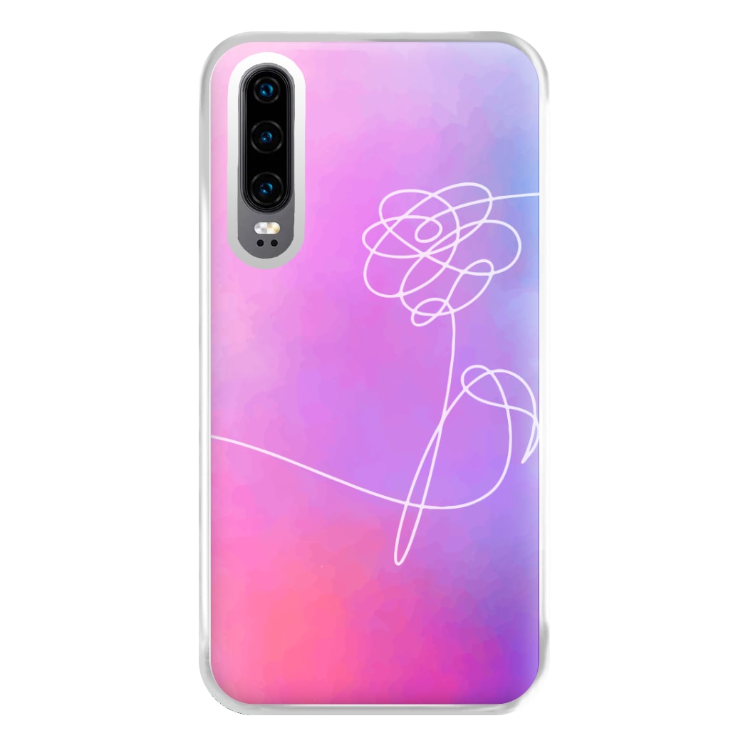 BTS Flower Pattern - K Pop Phone Case for Huawei P30