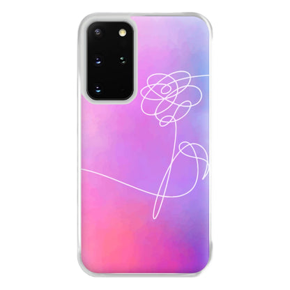 BTS Flower Pattern - K Pop Phone Case for Galaxy S20 Plus