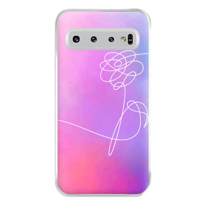 BTS Flower Pattern - K Pop Phone Case for Galaxy S10 Plus