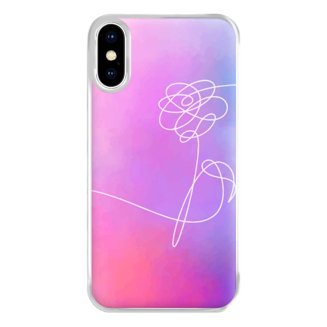 BTS Flower Pattern - K Pop Phone Case for iPhone XS Max