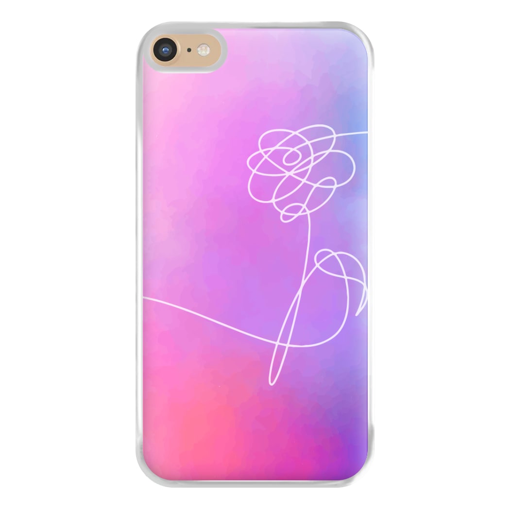 BTS Flower Pattern - K Pop Phone Case for iPhone 6 Plus / 7 Plus / 8 Plus