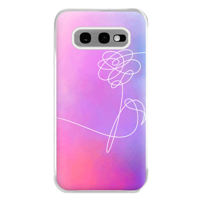 BTS Flower Pattern - K Pop Phone Case for Galaxy S10e