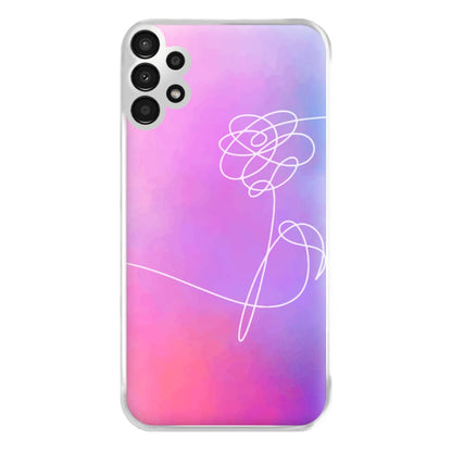 BTS Flower Pattern - K Pop Phone Case for Galaxy A13