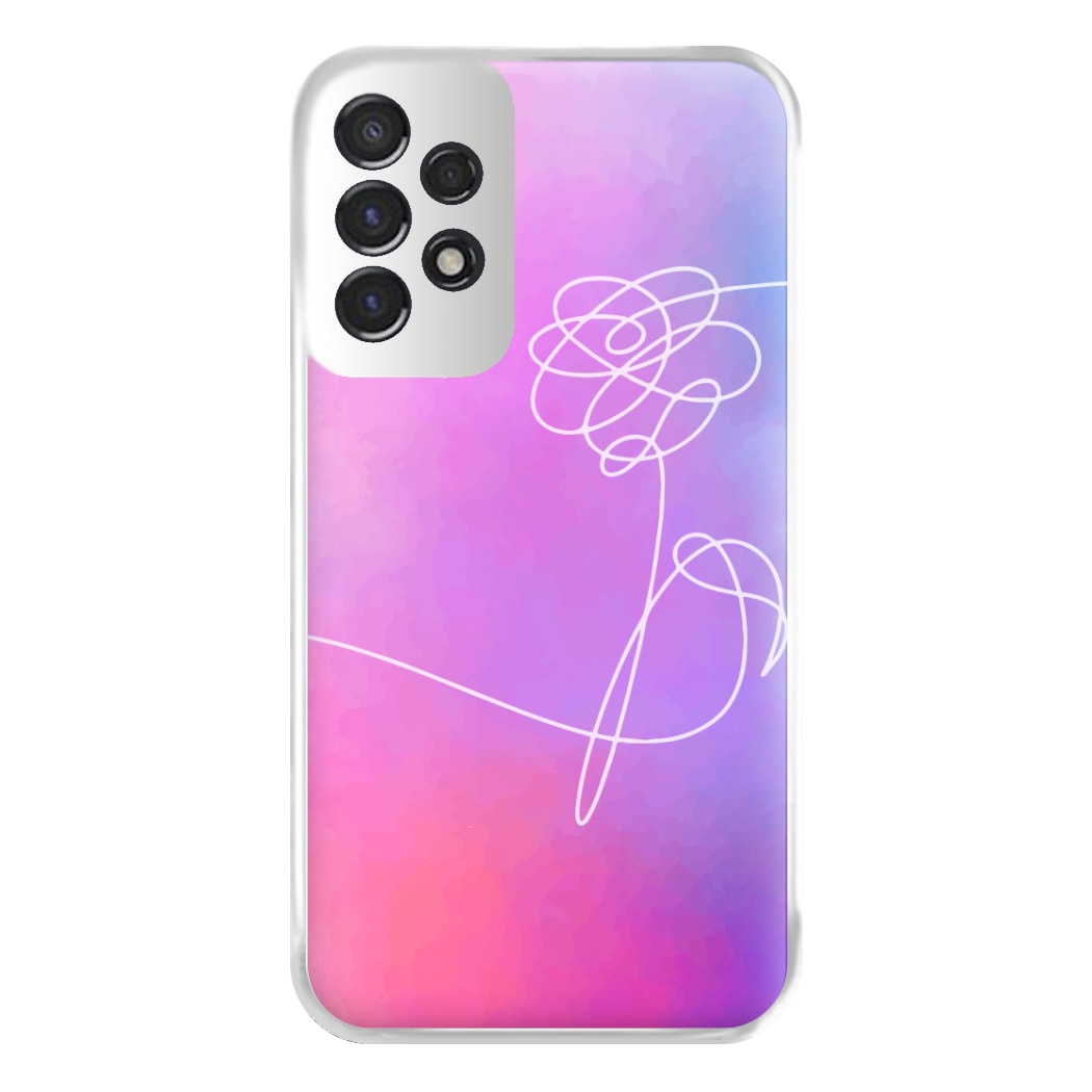 BTS Flower Pattern - K Pop Phone Case for Galaxy A53