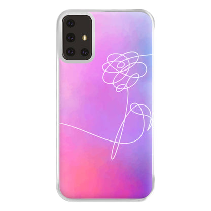 BTS Flower Pattern - K Pop Phone Case for Galaxy A71