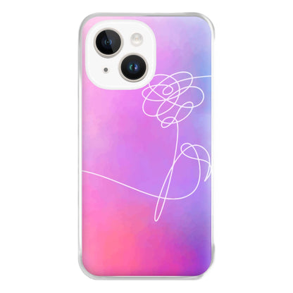 BTS Flower Pattern - K Pop Phone Case for iPhone 14 Plus