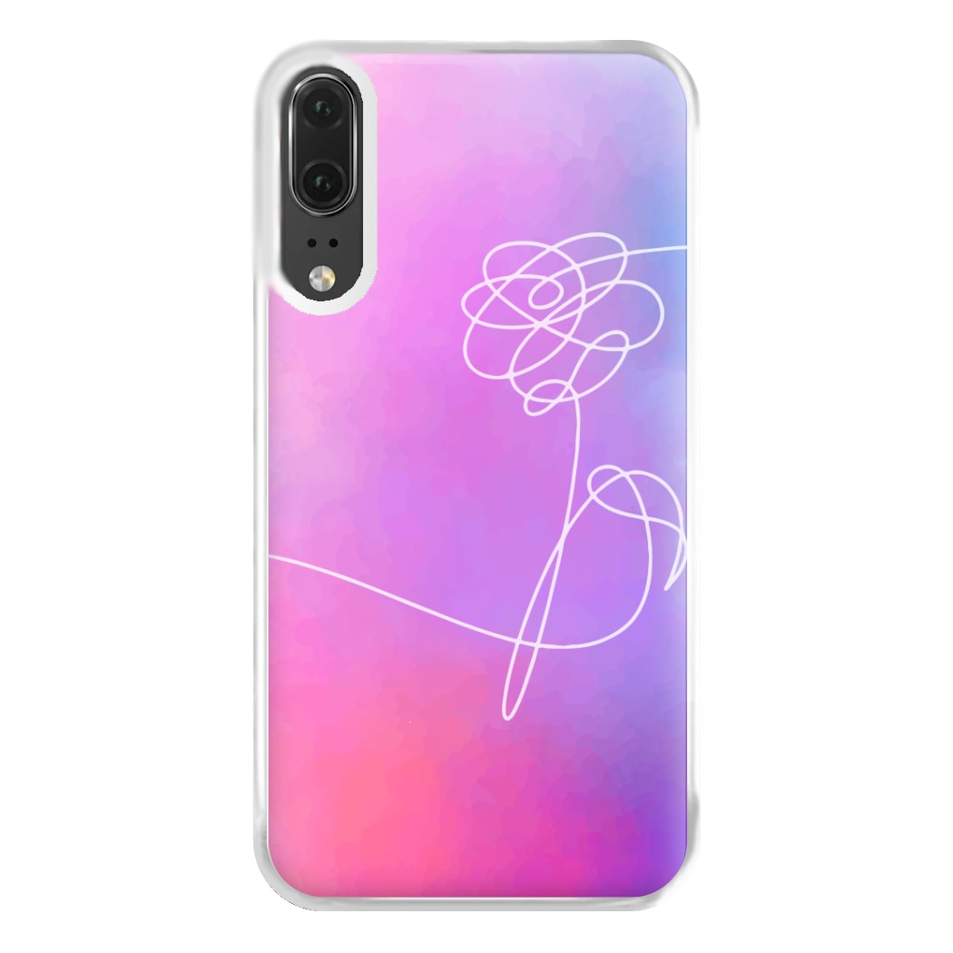 BTS Flower Pattern - K Pop Phone Case for Huawei P20