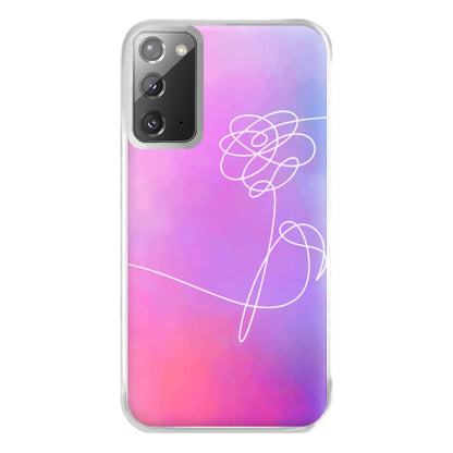 BTS Flower Pattern - K Pop Phone Case for Galaxy Note 20 Ultra