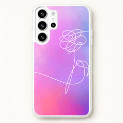 BTS Flower Pattern - K Pop Phone Case for Galaxy S26 Ultra