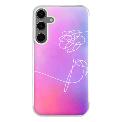 BTS Flower Pattern - K Pop Phone Case for Galaxy S24FE