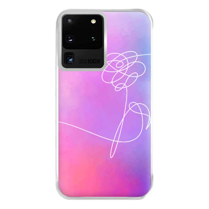 BTS Flower Pattern - K Pop Phone Case for Galaxy S20 Ultra