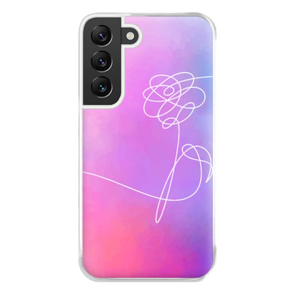 BTS Flower Pattern - K Pop Phone Case for Galaxy S22 Plus