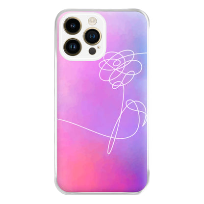 BTS Flower Pattern - K Pop Phone Case for iPhone 14 Pro Max