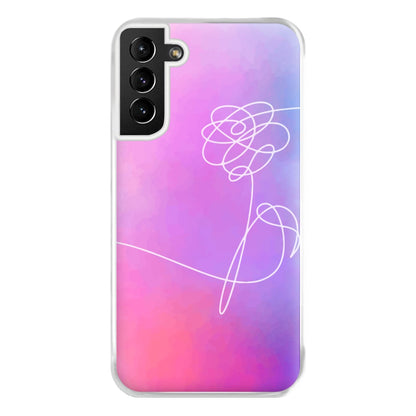 BTS Flower Pattern - K Pop Phone Case for Galaxy S21 Plus