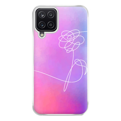 BTS Flower Pattern - K Pop Phone Case for Galaxy A12