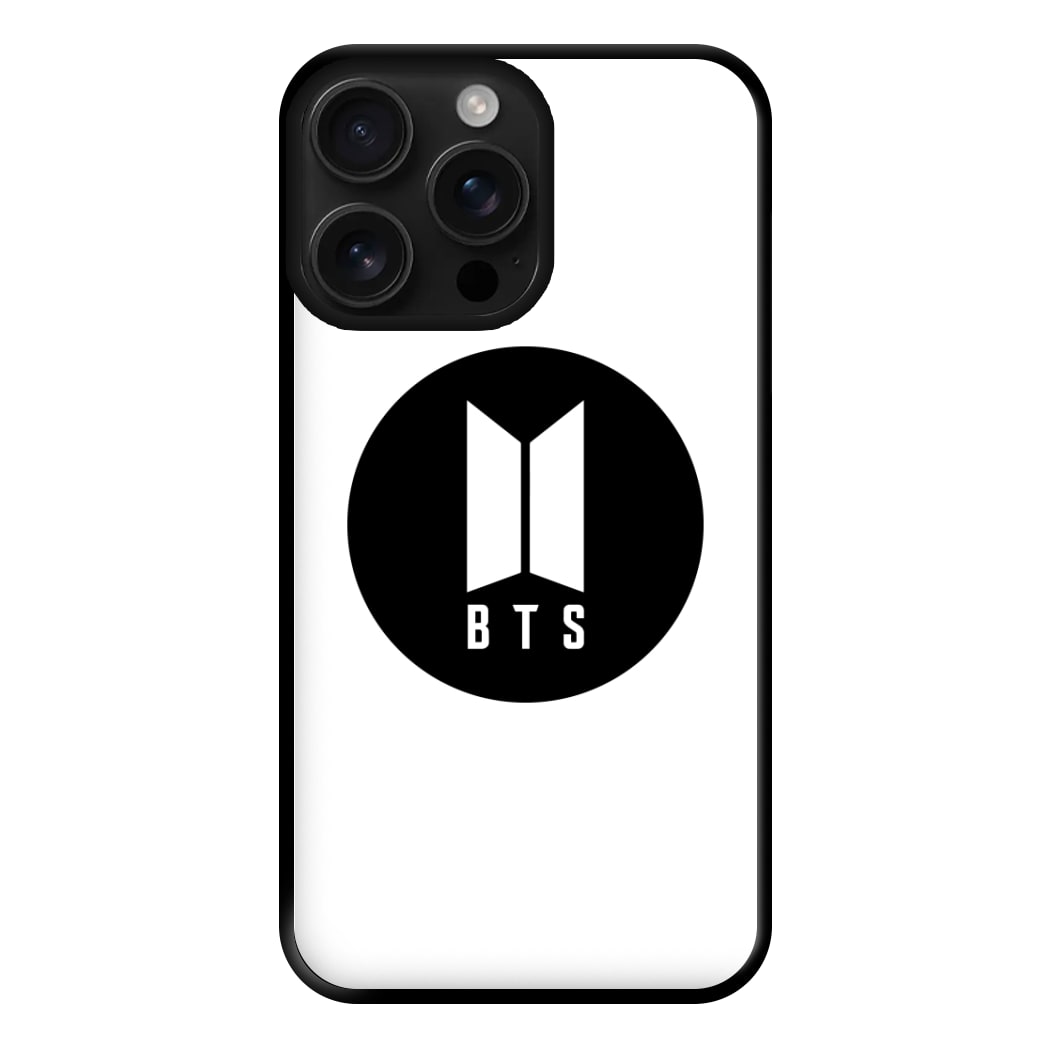 BTS logo Black - K Pop Phone Case for iPhone 16 Pro Max