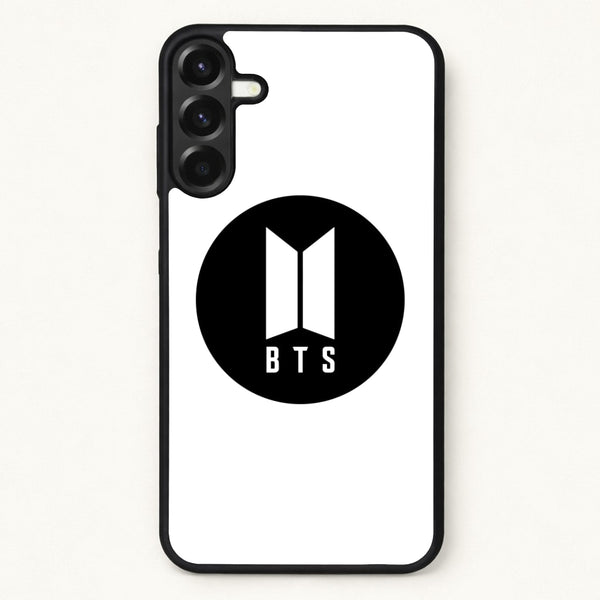 BTS logo Black - K Pop Phone Case for Galaxy A37