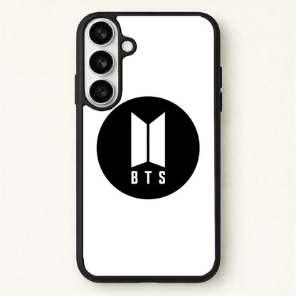 BTS logo Black - K Pop Phone Case for Galaxy S26 Plus