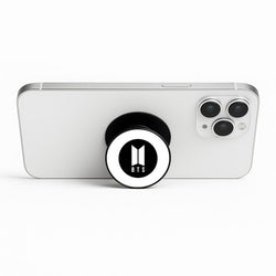 BTS logo Black - K Pop Phone Stand