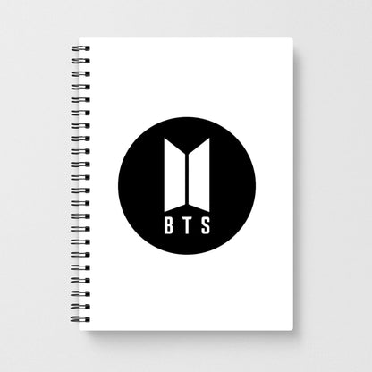 BTS logo Black - BTS Notebook